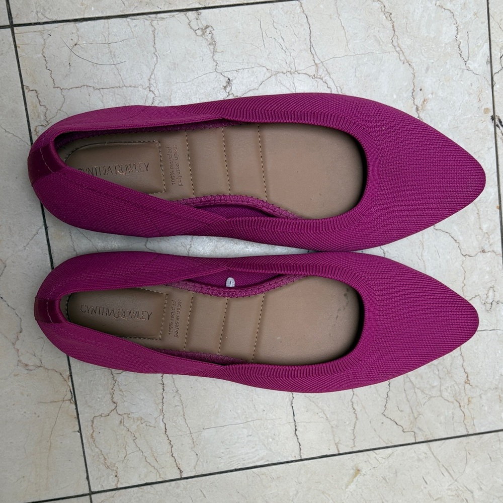 Cynthia Rowley Magenta Flats